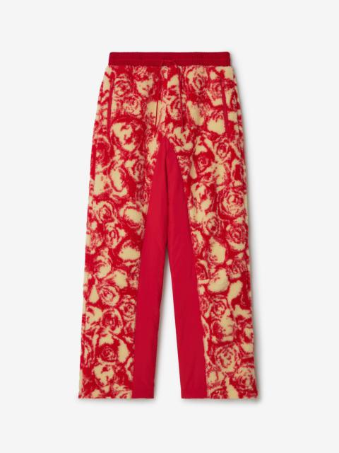 Rose Fleece Track Pants