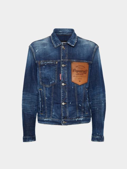 DARK PERFECT WASH OVER JEAN JACKET