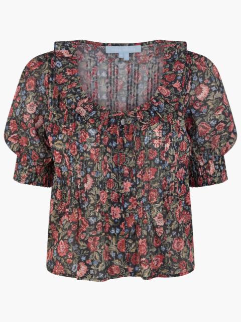 Hill House Home The Camri Top - Jacobean Sprig