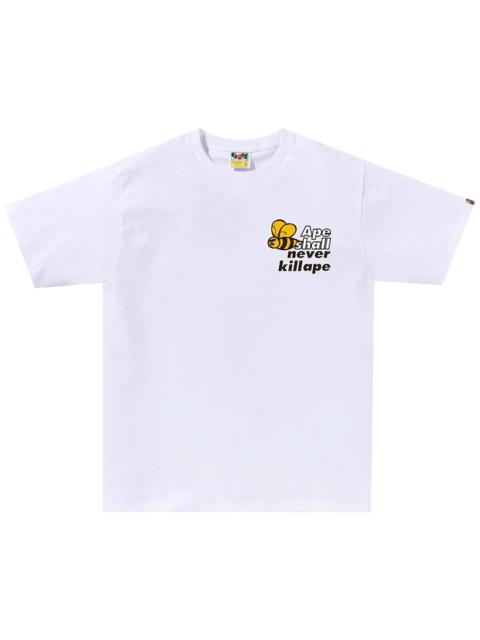 BAPE Asnka Bee Logo Tee 'White'