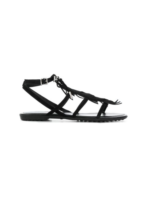 Tod's fringed multi-strap sandals