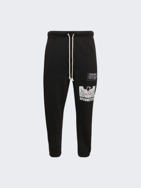RRR123 Flag Sweatpants Black
