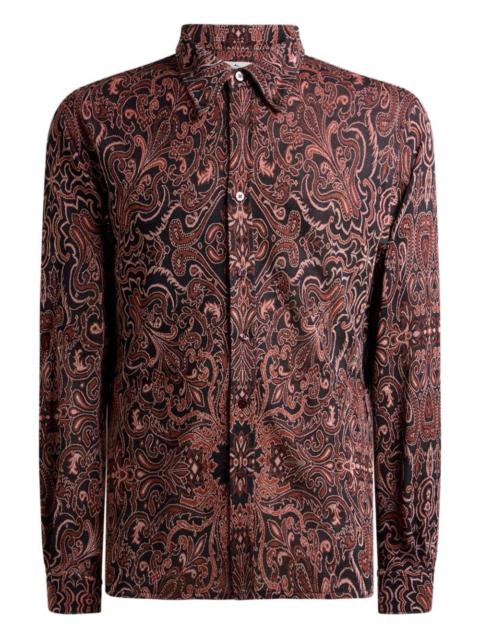 Etro paisley-jacquard shirt