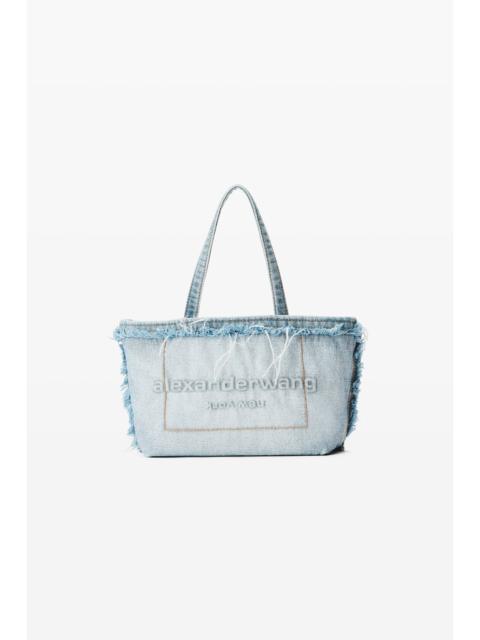 Alexander Wang punch denim mini tote