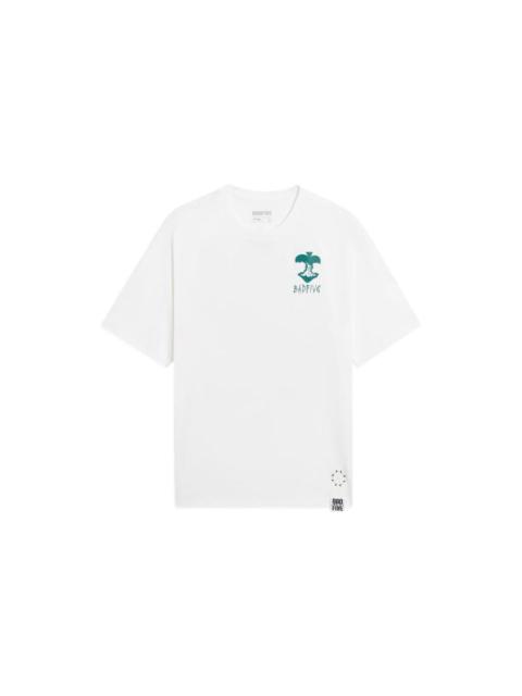 Li-Ning BadFive Graphic Loose Fit T-shirt 'White Teal' AHSS421-4
