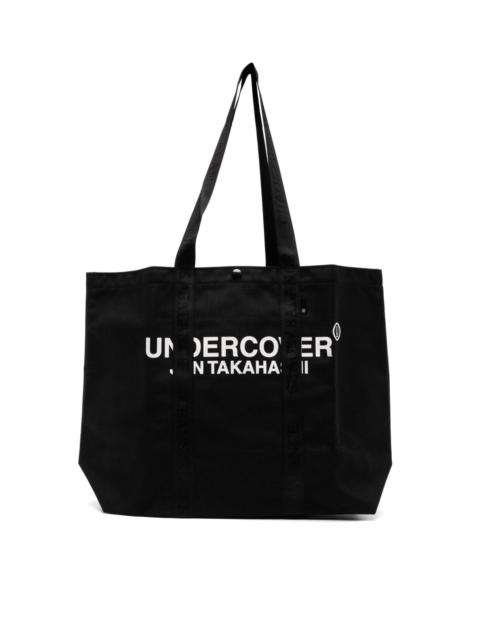 UNDERCOVER LOGO-PRINTED TOTE BAG