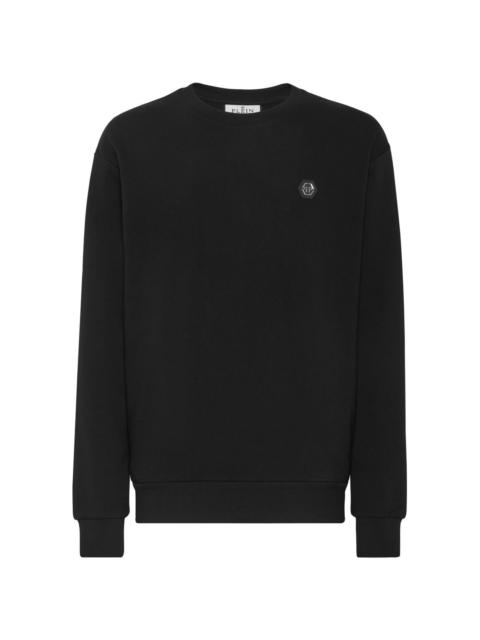 PHILIPP PLEIN logo-print cotton sweatshirt