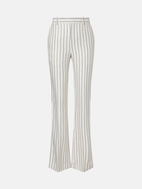 Balmain Pinstripe straight pants