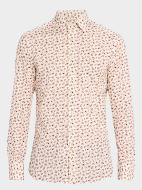 Etro Men's Paisley-Print Cotton Sport Shirt
