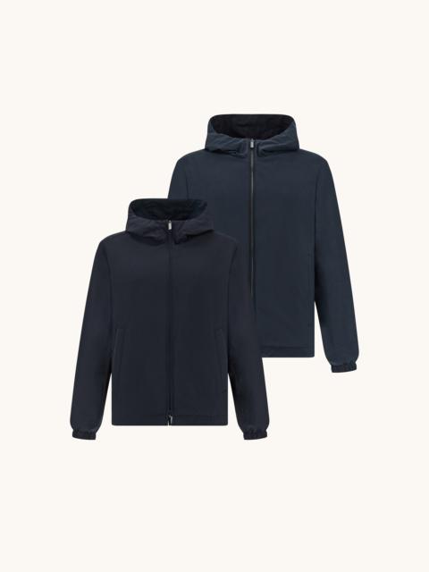 Paul & Shark REVERSIBLE WINDBREAKER IN WOOL AND SILK