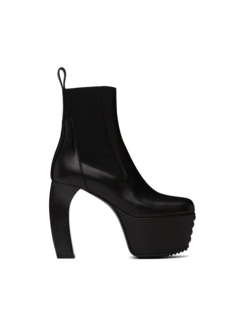 Rick Owens Black Porterville Beatle Banana Boots