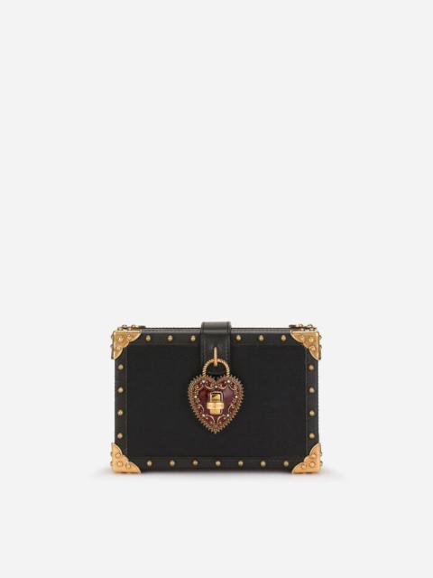 Dolce & Gabbana My Heart bag in mini paglia calfskin
