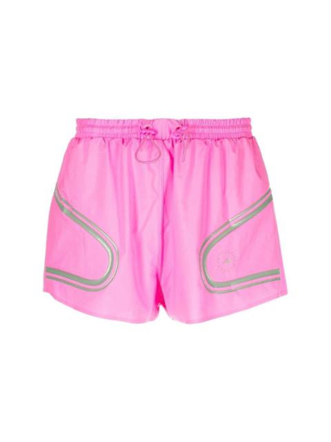 logo-print elasticated shorts