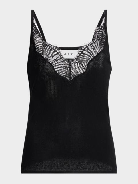 A.L.C. Alba Lace Cami Top