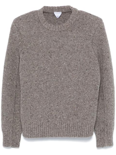 ribbed-knit sweater