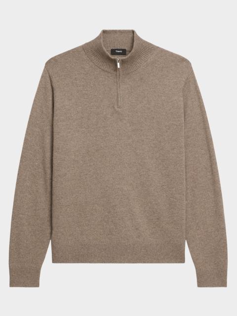 Theory Men's Hilles Cashmere Quarter-Zip Sweater