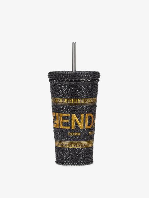 FENDI Fendace Black metal  Logo glasses