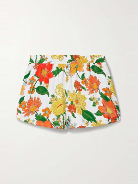 + NET SUSTAIN floral-print twill shorts