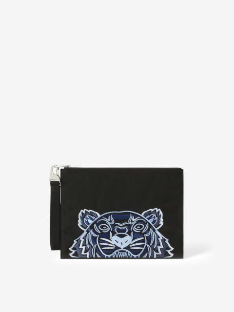 KENZO Large canvas Kampus Tiger pouch