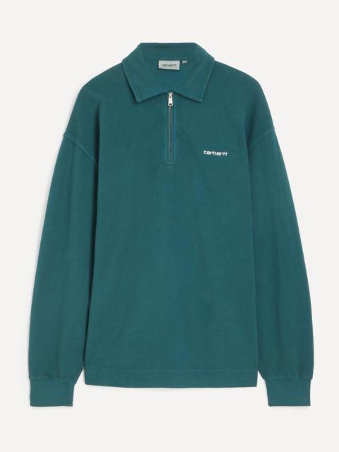 Pique Script Sweatshirt