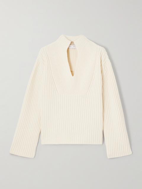 Proenza Schouler Meron Ribbed Wool Sweater