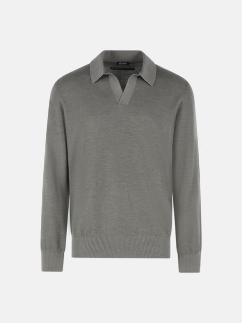 ZEGNA MOLE CASHMERE BLEND SWEATER