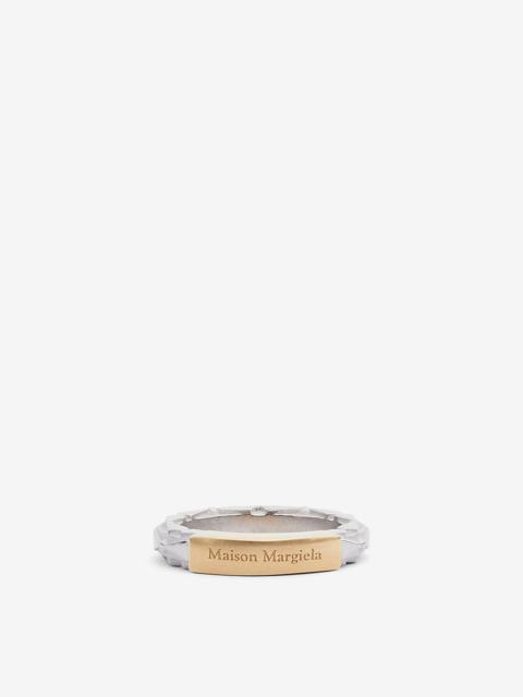 Maison Margiela Logo two-tone ring