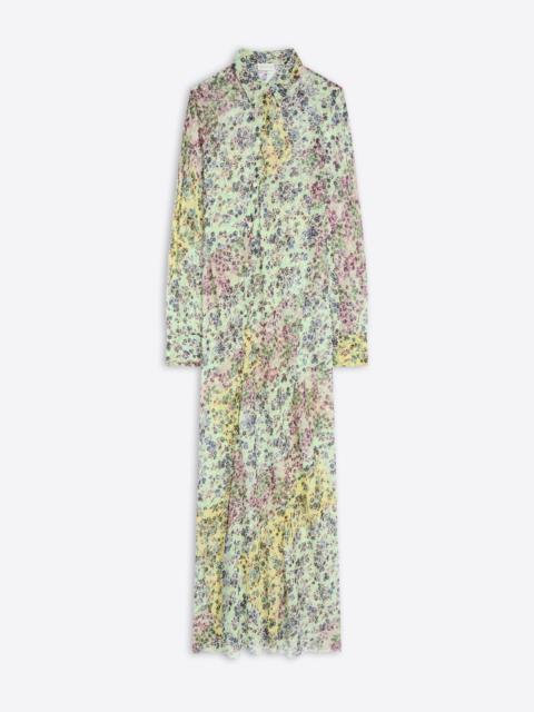 Dries Van Noten LONG JACQUARD SHIRT DRESS