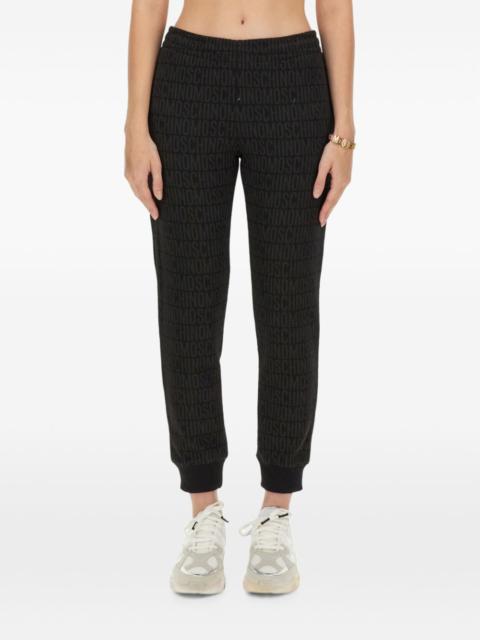 Moschino logo-print track pants