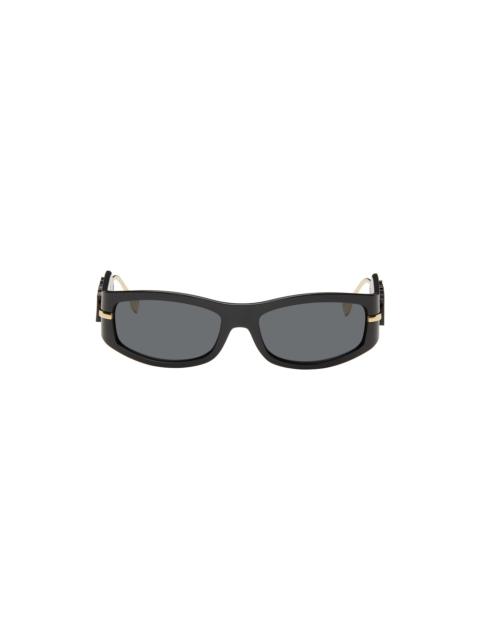FENDI Black & Gold Fendigraphy Sunglasses