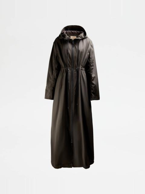 Tod's LONG PARKA - GREEN