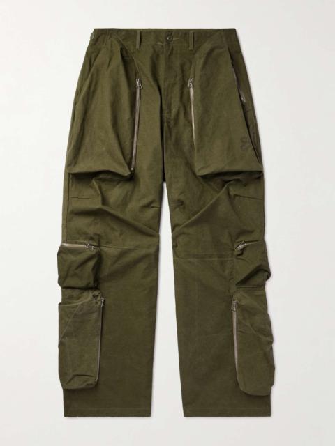 Readymade Wide-Leg Cotton Cargo Trousers
