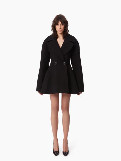 NINA RICCI CINCHED WAIST COAT IN WOOL