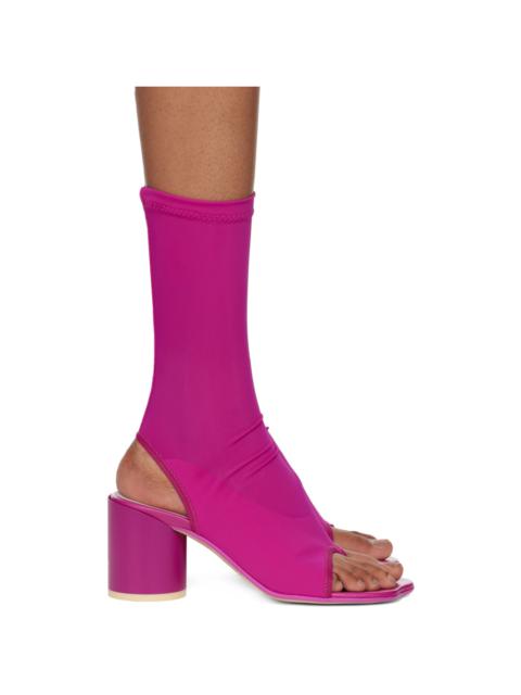 Pink Sock Heels
