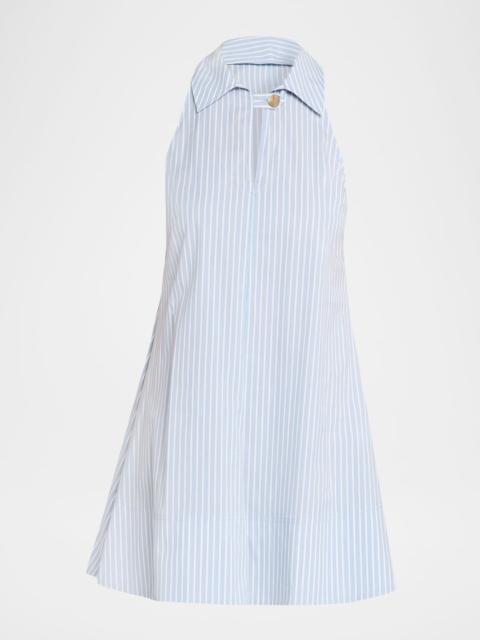 VERONICA BEARD Florenz Pinstripe Mini Dress