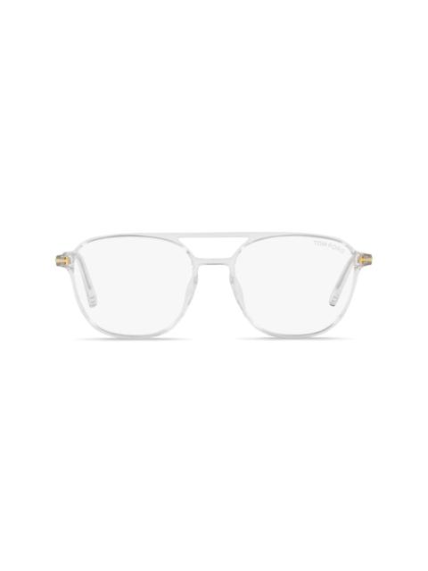 TOM FORD transparent pilot-frame glasses