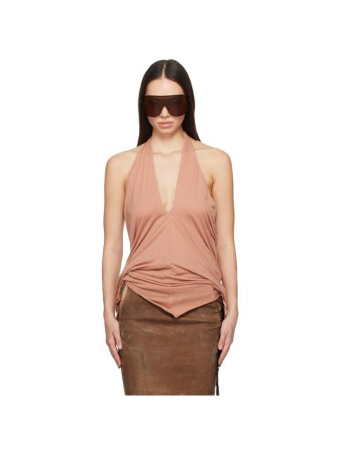 Rick Owens DRKSHDW Pink Halter Tank Top