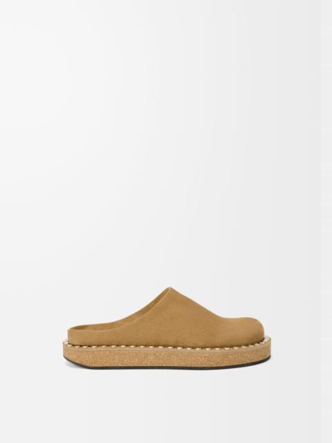 Loewe Rivet mule in calfskin suede