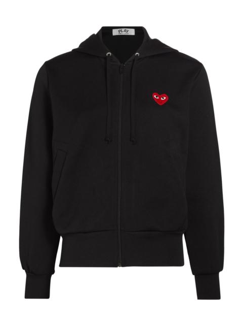 Comme des Garçons PLAY Women's Heartplay Zip Hoodie - Black