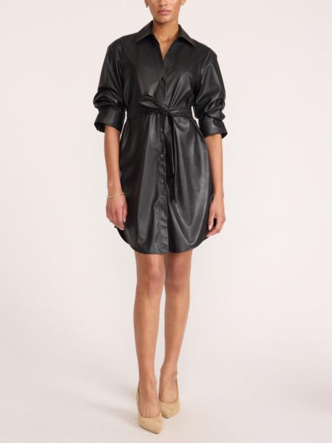 BROCHU WALKER The Pia Vegan Leather Dress