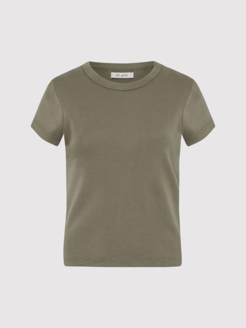 ST. AGNI Organic Cotton Baby Tee - Smokey Olive