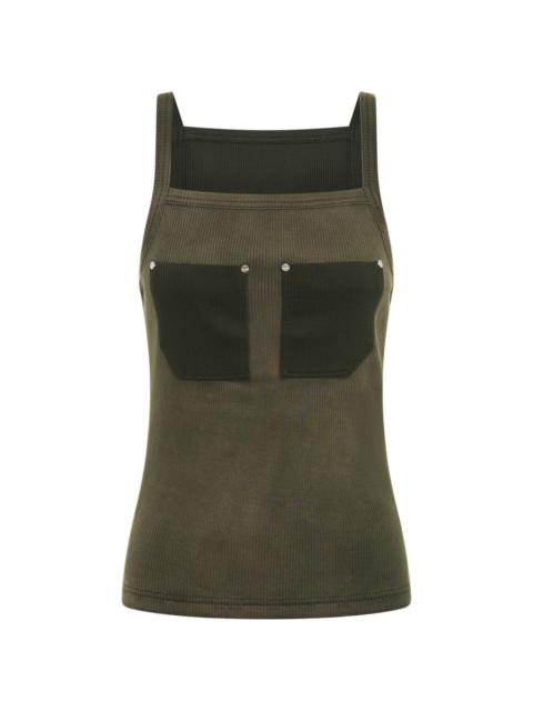 rivet-pocket tank top