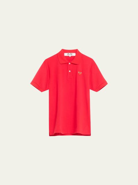Comme Des Garçons Men's Polo Shirt with Heart