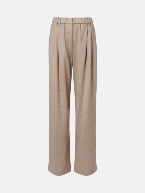 Brunello Cucinelli Monili virgin wool wide-leg pants