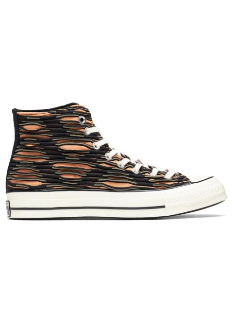 Converse Orange & Purple Wavy Knit Chuck 70 High Sneakers