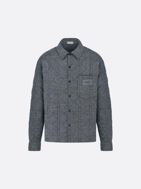 Cannage Overshirt with Christian Dior Couture Embroidery