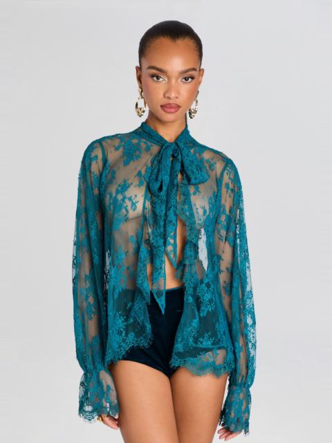 RETROFÊTE TAMSIN LACE BLOUSE