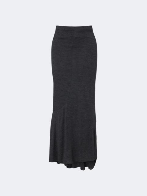 Junya Watanabe Wool jersey maxi skirt