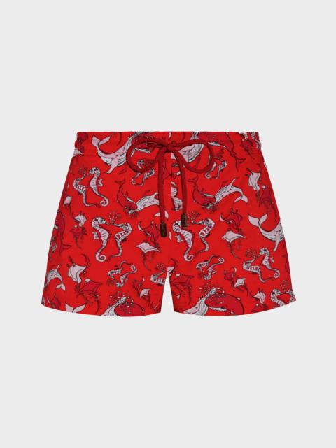Vilebrequin WOMEN SWIM SHORTS WHALES LOVE