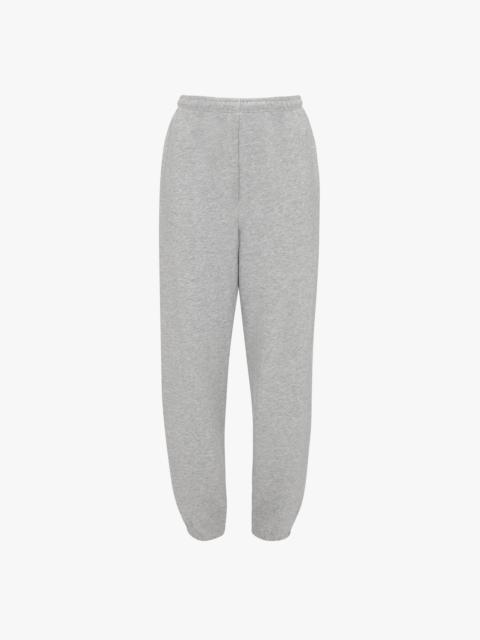 Victoria Beckham Football Joggers In Grey Marl